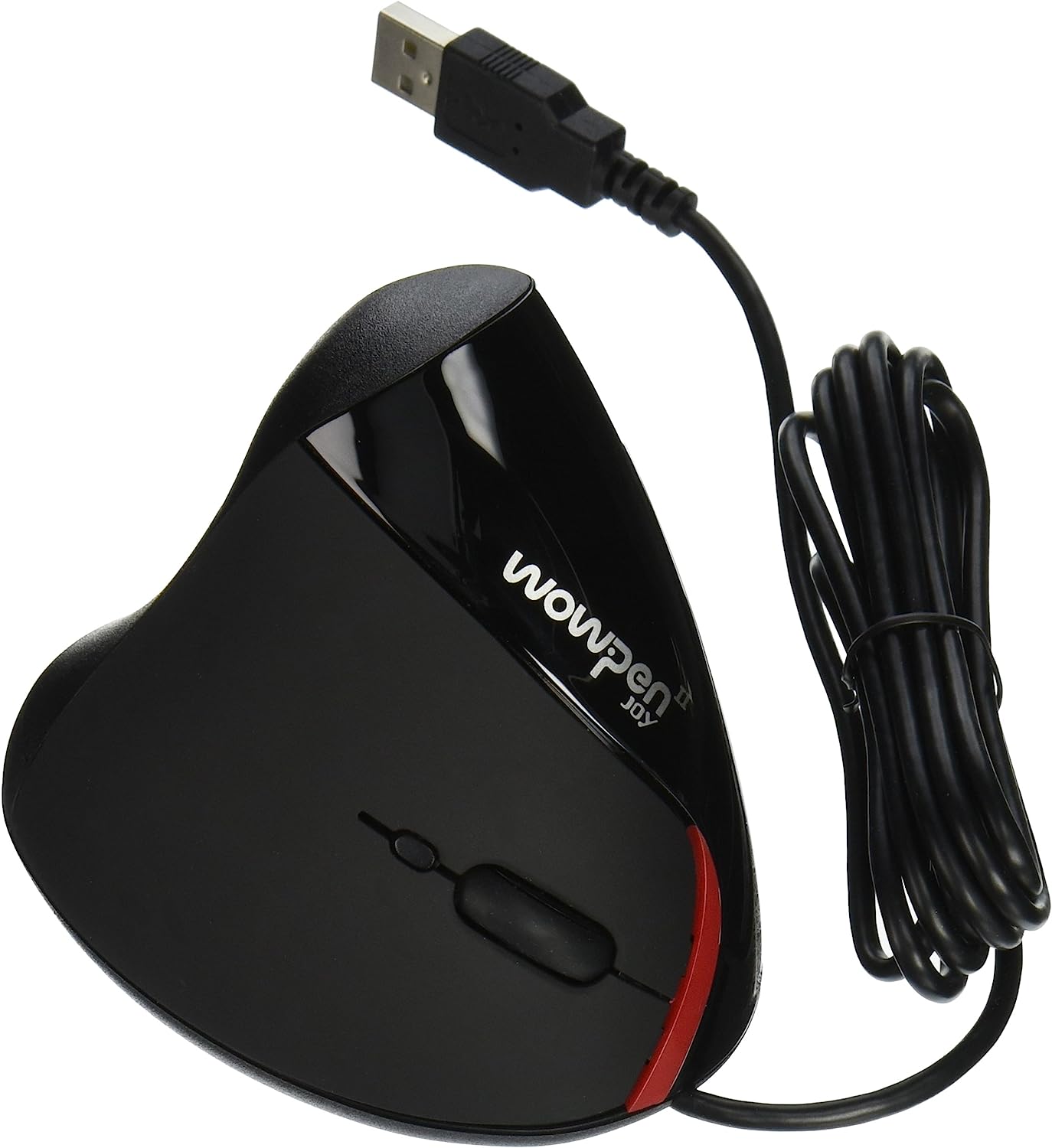 עכבר ארגונומי חוטי למחשב | עכבר Wow Pen Joy II | דגם WP-012-BK-E | חיבור USB